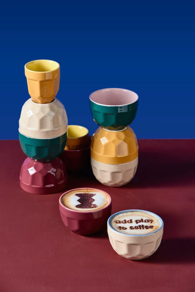 CAPPUCCINO Tassen-Set 4-teilig, mehrfarbig