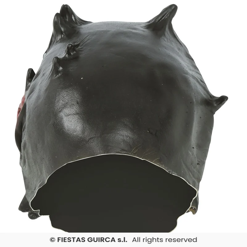 Halloween Latex Maske „Alien Antiheld“ | Schwarz