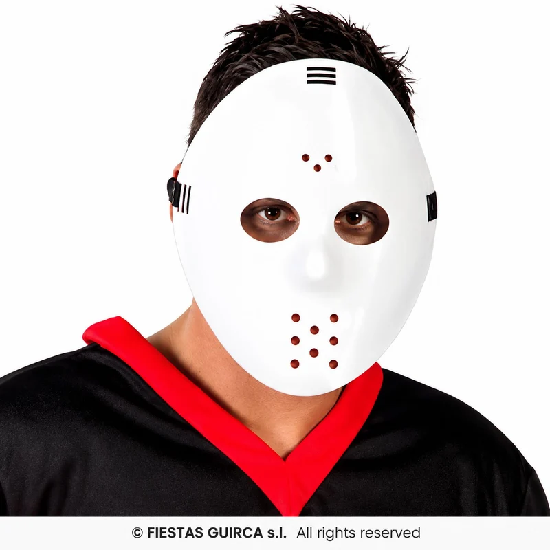 Halloween „Hockeymaske“ | Weiß