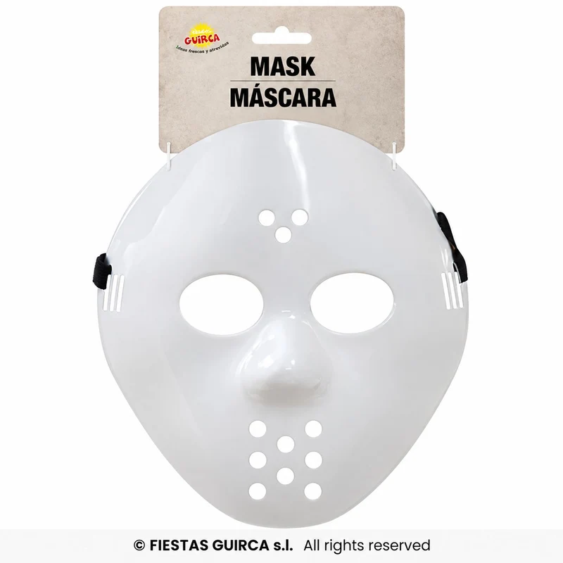 Halloween „Hockeymaske“ | Weiß