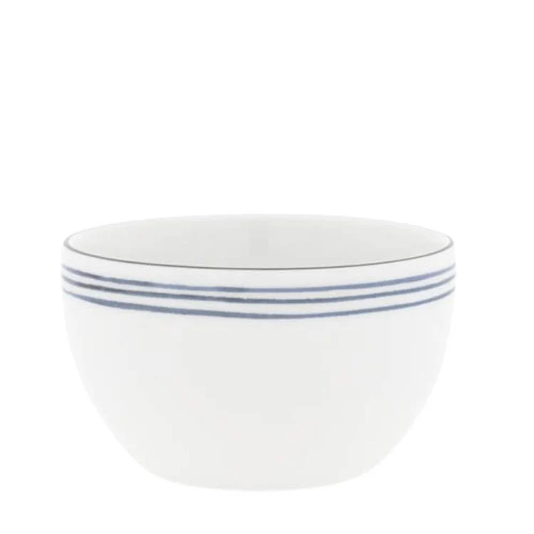 Bastion Collections Schale Blue Stripes