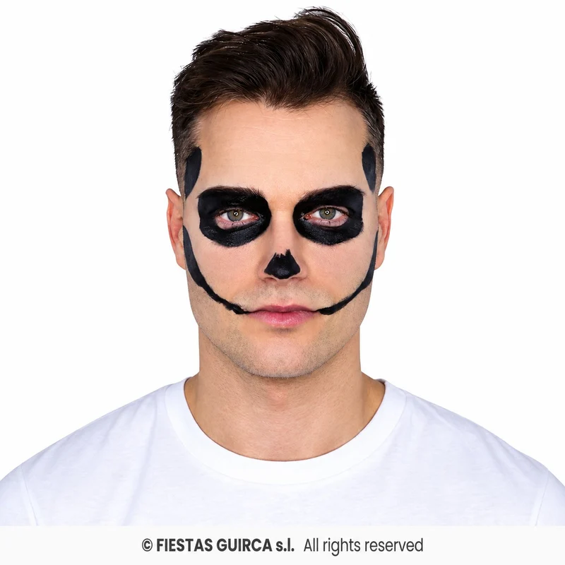 Make-up Set "Schwarz und Weiß" inkl. 2 Pinsel | Schminkset