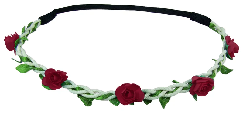 Blumen Haarband "Bella" mit kleinen Rosen | Haarschmuck Hochzeit Kommunion