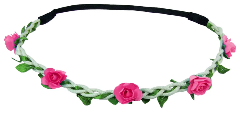 Blumen Haarband "Bella" mit kleinen Rosen | Haarschmuck Hochzeit Kommunion
