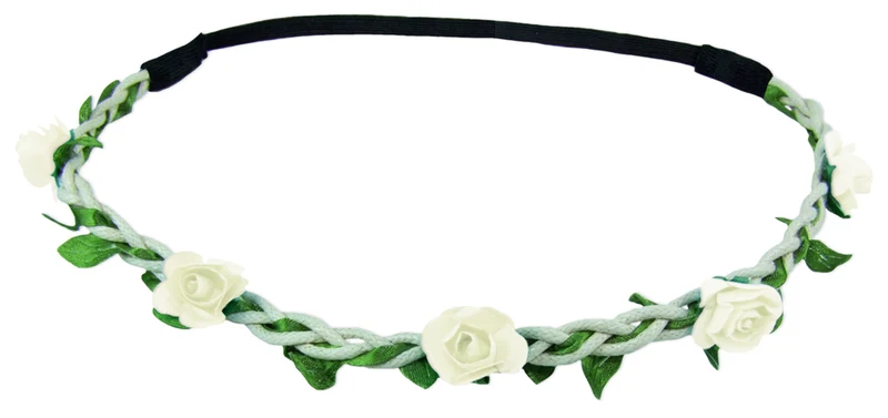 Blumen Haarband "Bella" mit kleinen Rosen | Haarschmuck Hochzeit Kommunion
