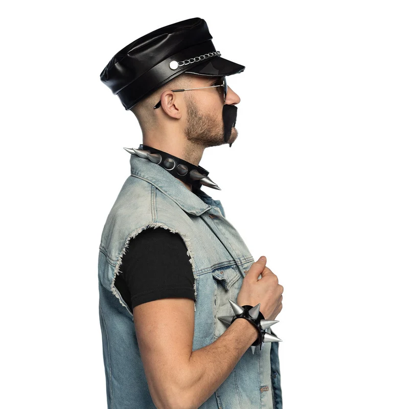 Kostüm-Set "Rocker" - 5-tlg. | Biker Verkleidung