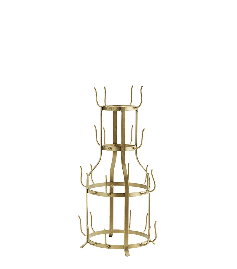 Tassenhalter MUG HOLDER brass Schmuckständer gold - 46 cm