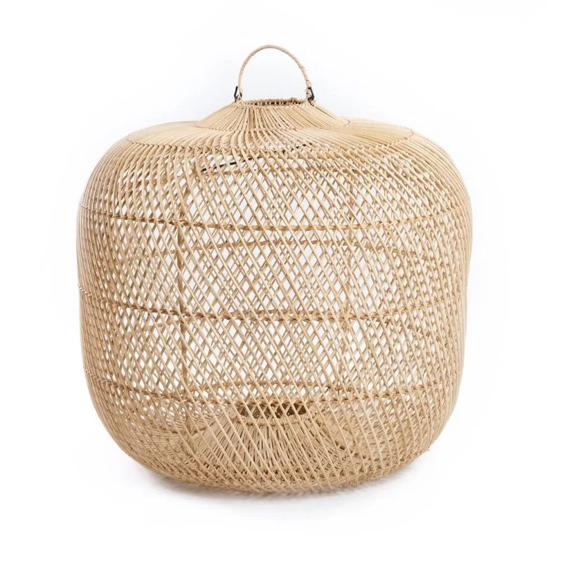 Batu Bolong Lampenschirm Rattan L