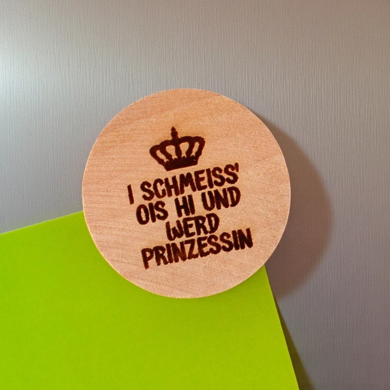 Holzmagnet "Prinzessin"