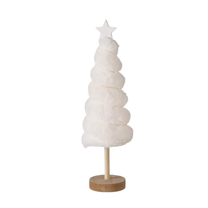 Plüsch-Weihnachtsbaum Björn cremeweiß groß