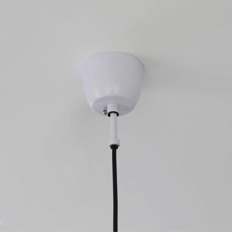 Weiße Esstischlampe
