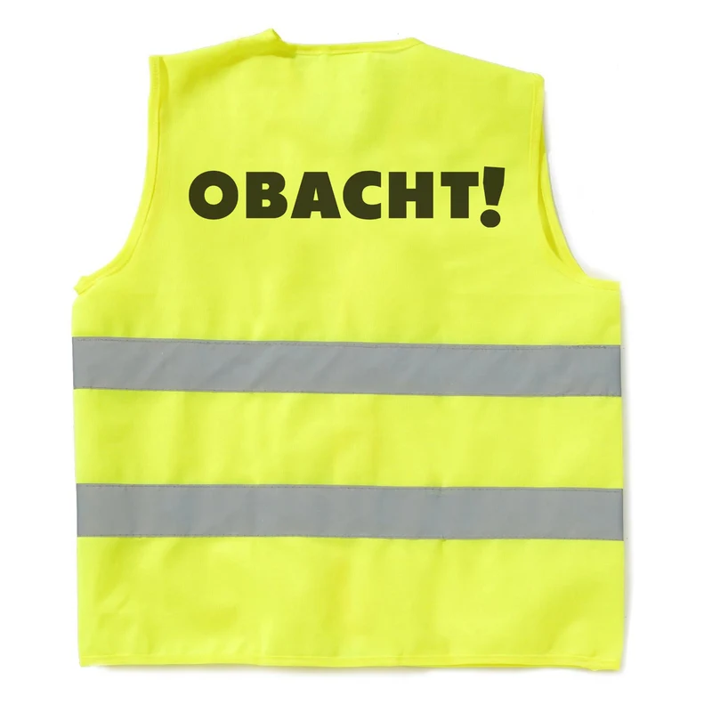 Warnweste "Obacht!"