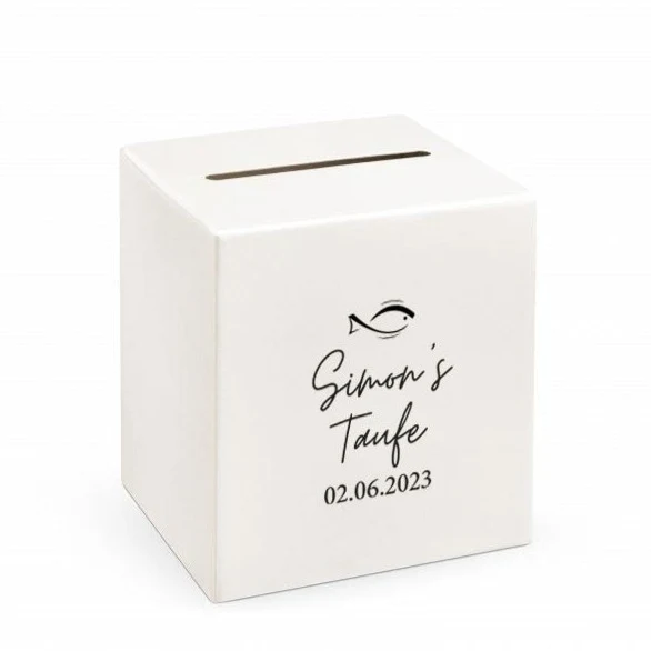 Personalisierter Aufkleber für Briefbox religiöser Anlass