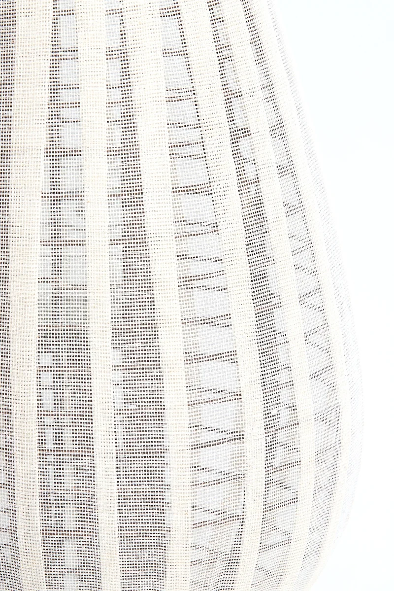 Windlicht DAZIO Leinen naturell 32×32×40cm