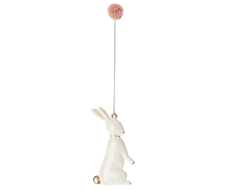Maileg Osterhase stehend BUNNY ORNAMENT Anhänger aus Metall 8x4 cm Osterdeko Frühling
