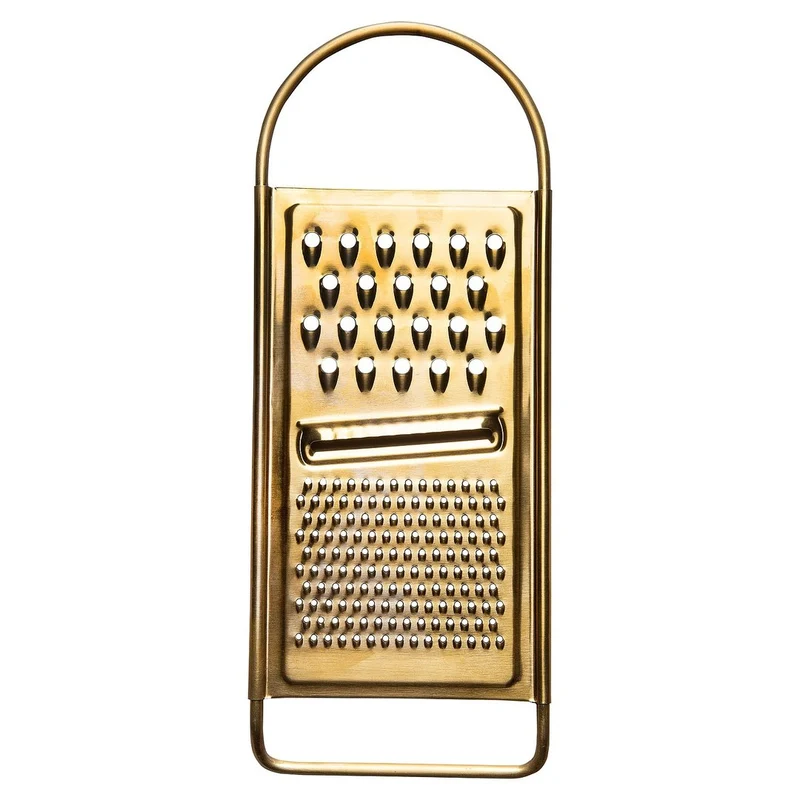 Küchenreibe GOLD Küchenhelfer Universalreibe Edelstahl ca. 29x11,5