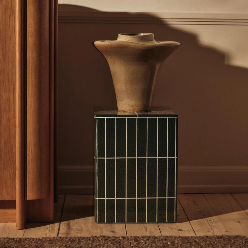 Beistelltisch Pillar - Dunkelgrün - Ferm Living
