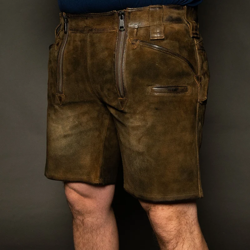 Datschi Trachten Zunft Lederhose Richtfest Braun