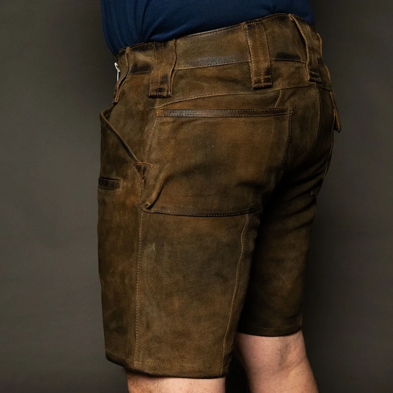 Datschi Trachten Zunft Lederhose Richtfest Braun