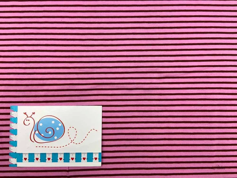 BW-Jersey Ringel, pink/aubergine