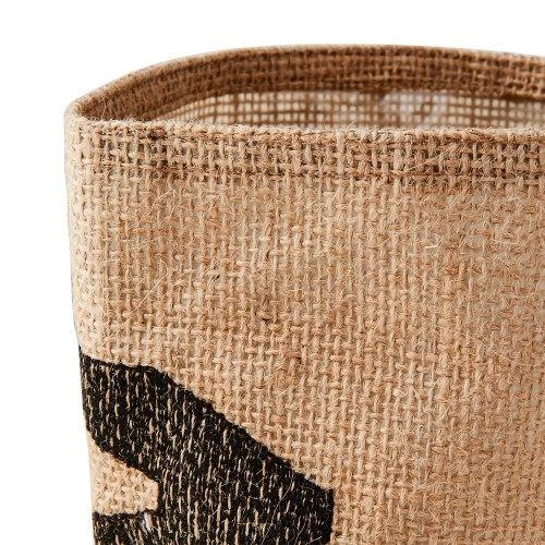 Übertopf Jutesack Gr. M Jute natur KALIFA 15x15 cm innen beschichtet | Aufbewahrung | Affari of Sweden
