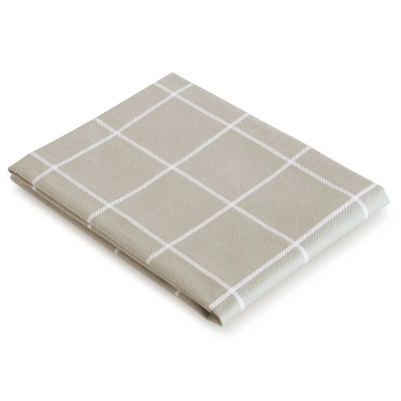 Geschirrtuch Küchentuch SAND beige kariert DISHES 50x70 cm Byrklund | WALRA