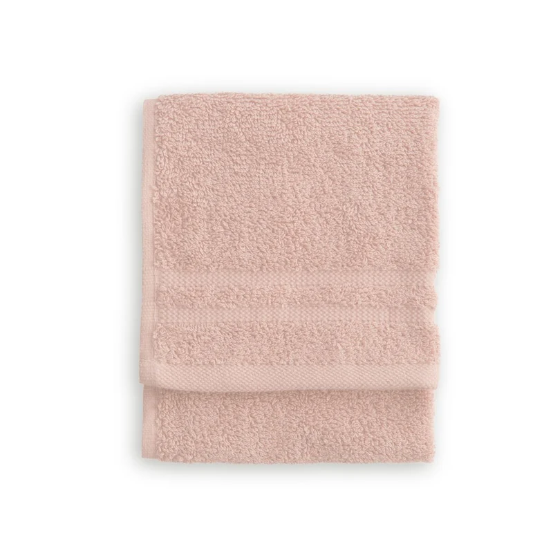 2x Gästehandtücher FROTTEE 500 g/m2 rosa 30x50 cm | Kollektion BYRKLUND