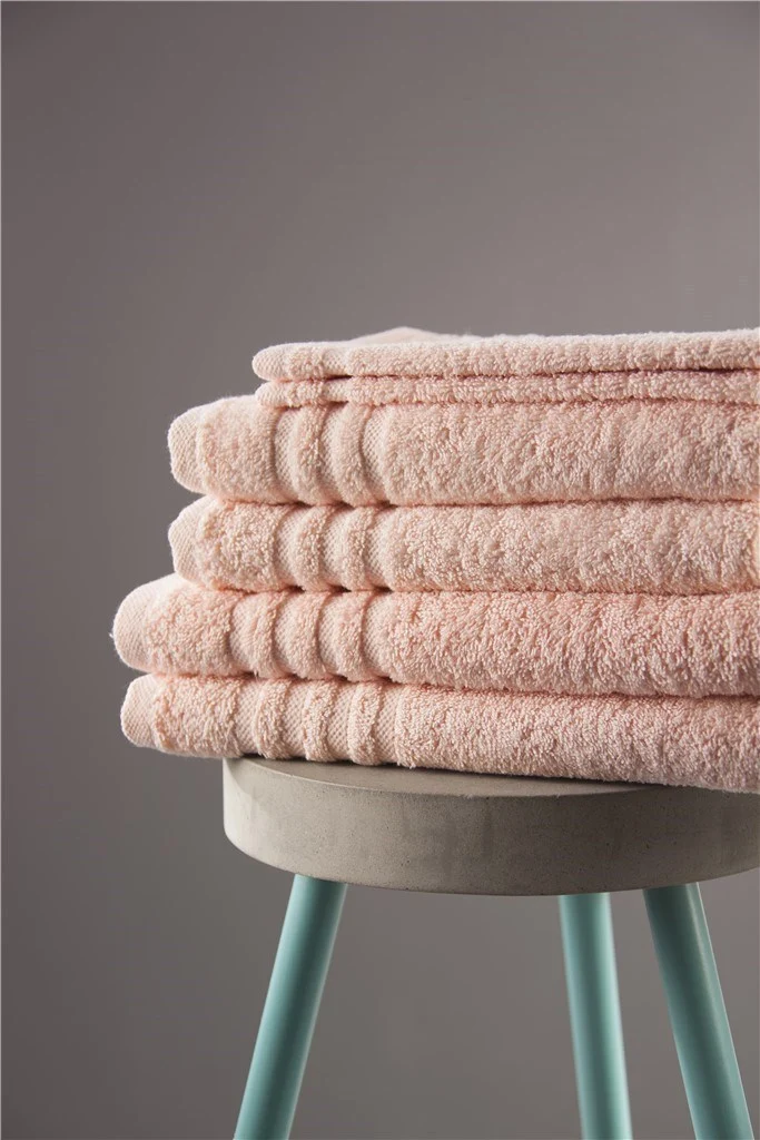 2x Gästehandtücher FROTTEE 500 g/m2 rosa 30x50 cm | Kollektion BYRKLUND