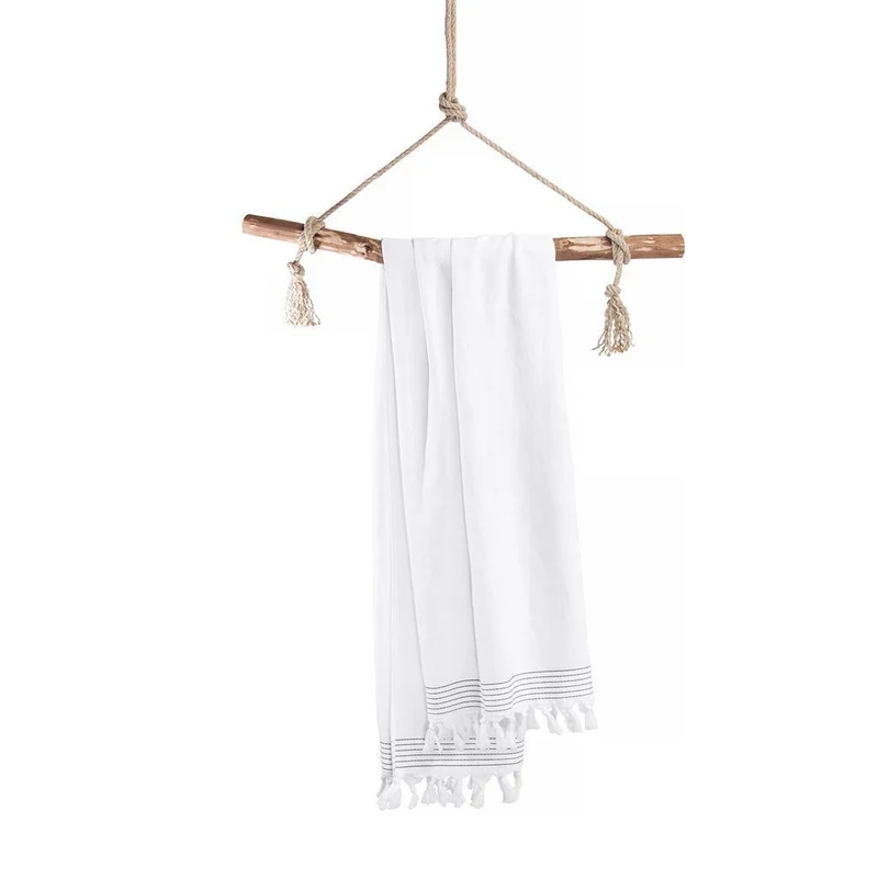Hamamtuch Plaid SPA HAMAM Badetuch Saunatuch weiß Walra 180x100 cm