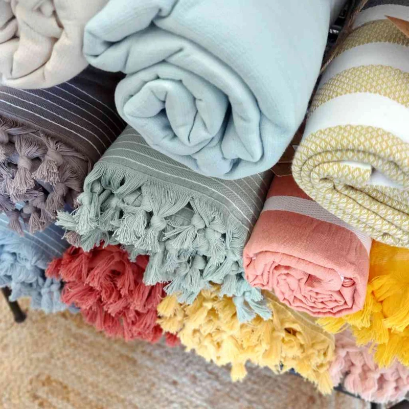 Hamamtuch Plaid SPA HAMAM Badetuch Saunatuch weiß Walra 180x100 cm