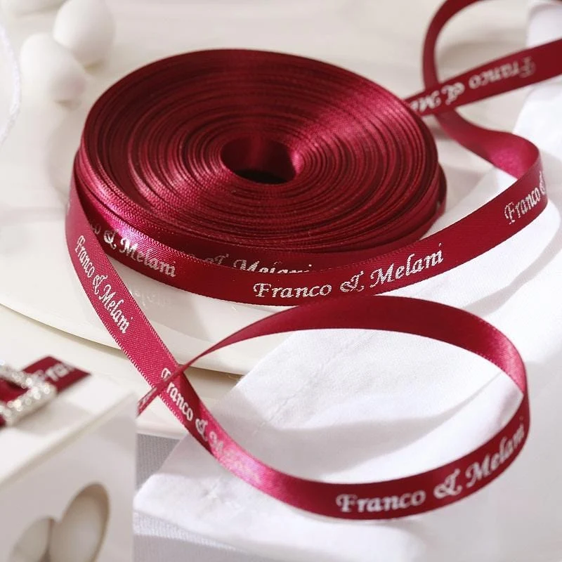Personalisiertes Satinband - 25 Meter