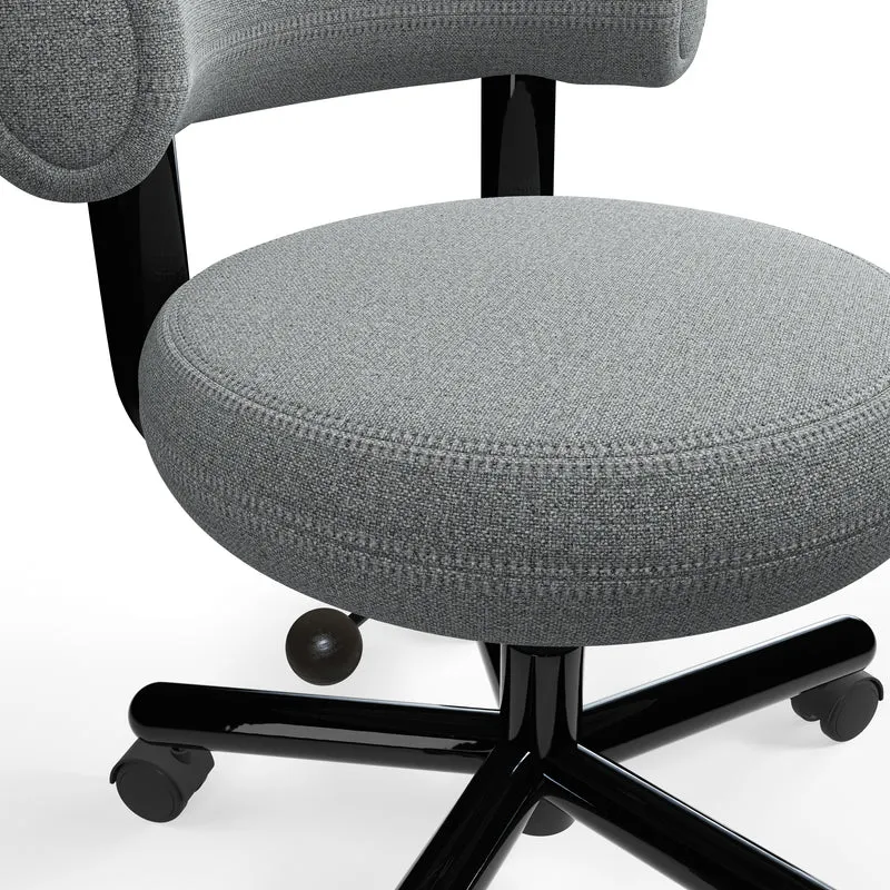Fat Work Chair – Mid Grey Stoff (Kvadrat Hallingdal 65)