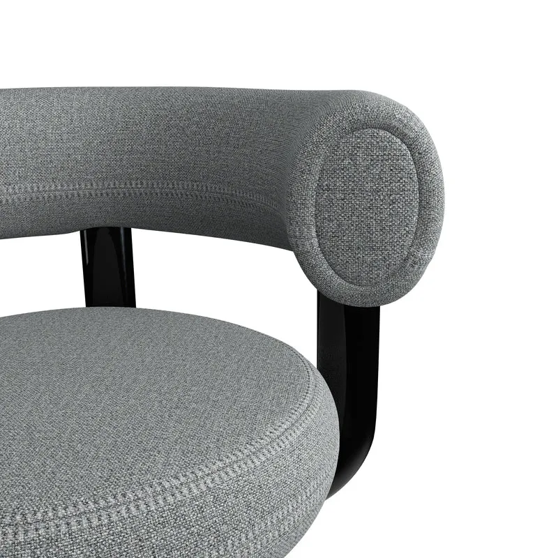Fat Work Chair – Mid Grey Stoff (Kvadrat Hallingdal 65)
