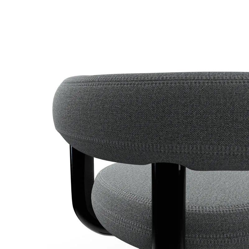Fat Work Chair – Mid Grey Stoff (Kvadrat Hallingdal 65)