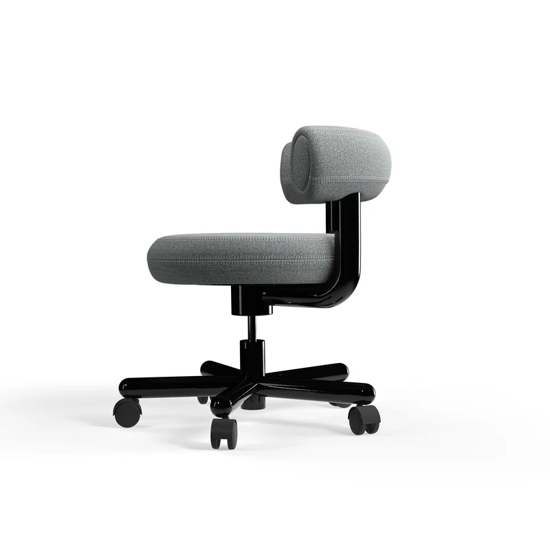 Fat Work Chair – Mid Grey Stoff (Kvadrat Hallingdal 65)
