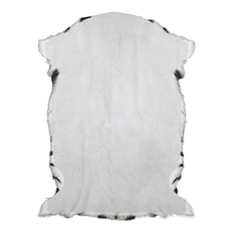 Ziegenfell ZEBRA Fell Safari Print Mongolische Bergziege