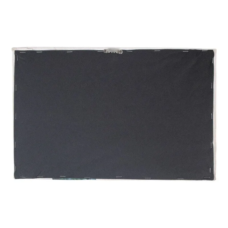 Wandpaneel ZEBRA Bild Wanddekoration 45x35x1 cm | Samt auf Holz | Mars & More