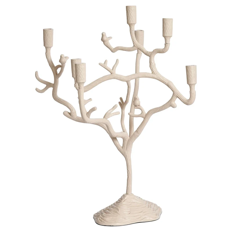 Kerzenständer JARDIA 7-Kerzen crème 60×35×70cm