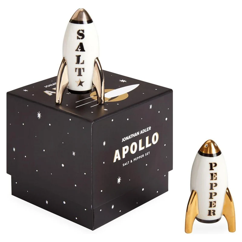 Salz- und Pfefferstreuer APOLLO weiß/gold
