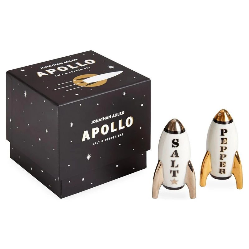Salz- und Pfefferstreuer APOLLO weiß/gold