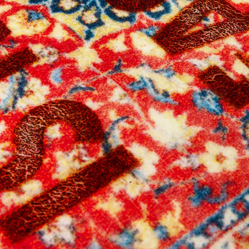 Teppich BURNT CARPET POSSIBLE, beige-blau 80×120cm
