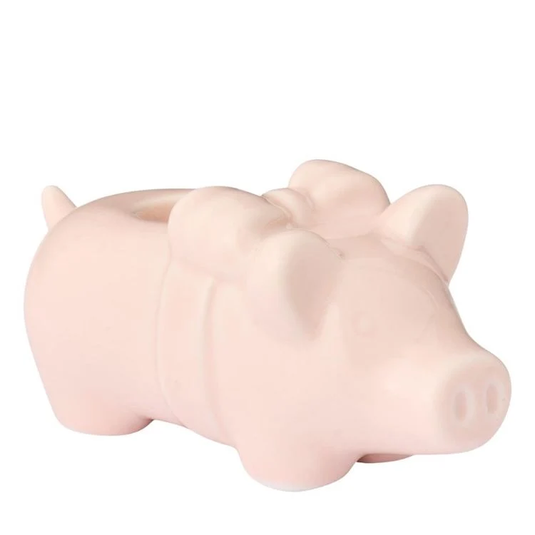Ib Laursen Kerzenhalter Schweinchen rosa