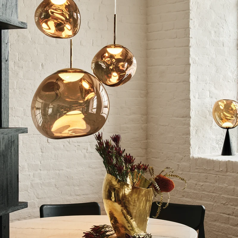 Melt Medium Pendelleuchte Gold – Designer Hängeleuchte