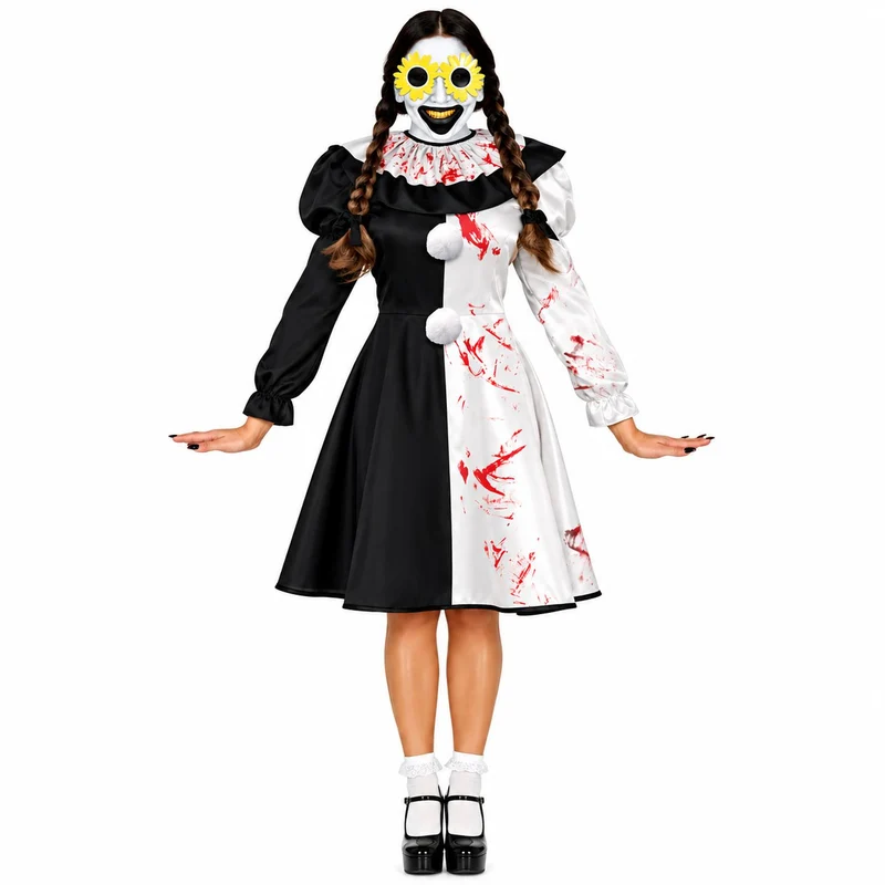 Halloween Damen Kostüm "Terror Clown" | 2-tlg.