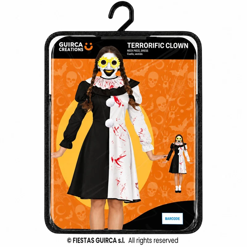 Halloween Damen Kostüm "Terror Clown" | 2-tlg.