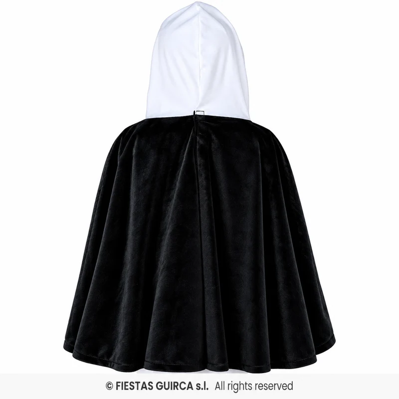 Halloween Babykostüm "Skelett Poncho" | Schwarz Weiß