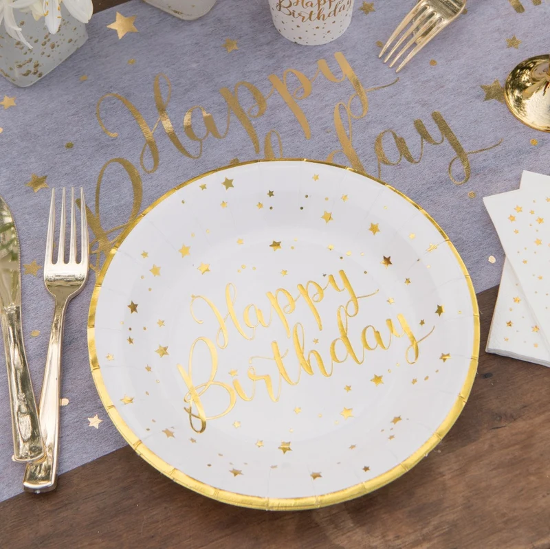 Pappteller Geburtstag Sternchen (10 Stück)