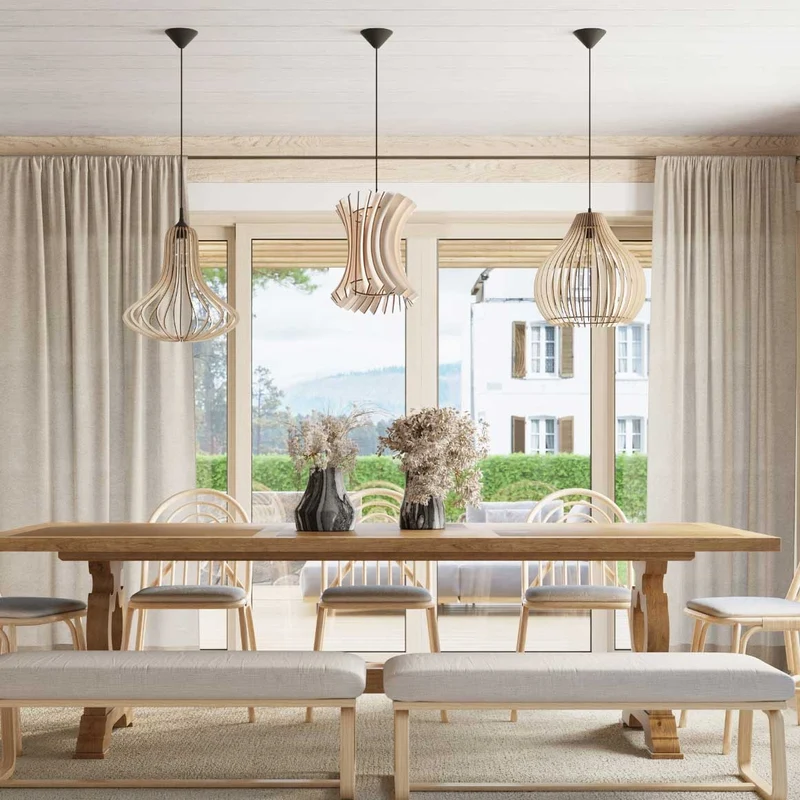 Holzlampe APRILLA