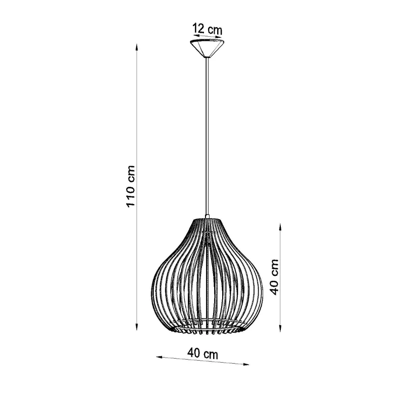 Holzlampe APRILLA