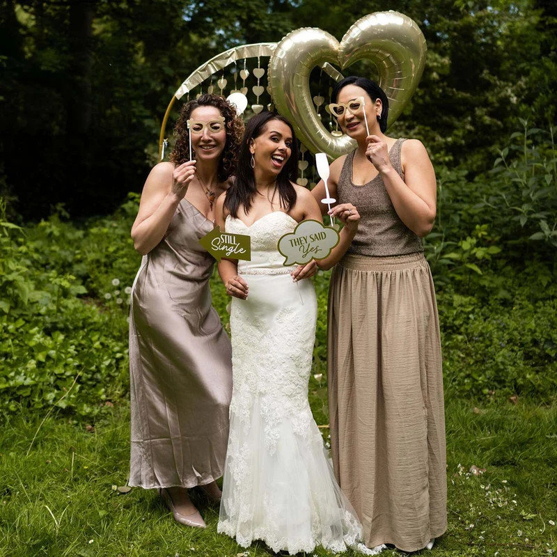 Fotobox Zubehör Hochzeit | 14-tlg.